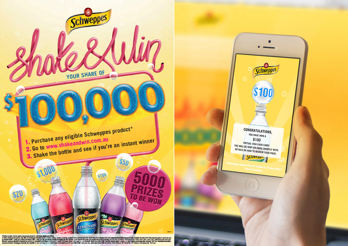 Schweppes Shake & Win