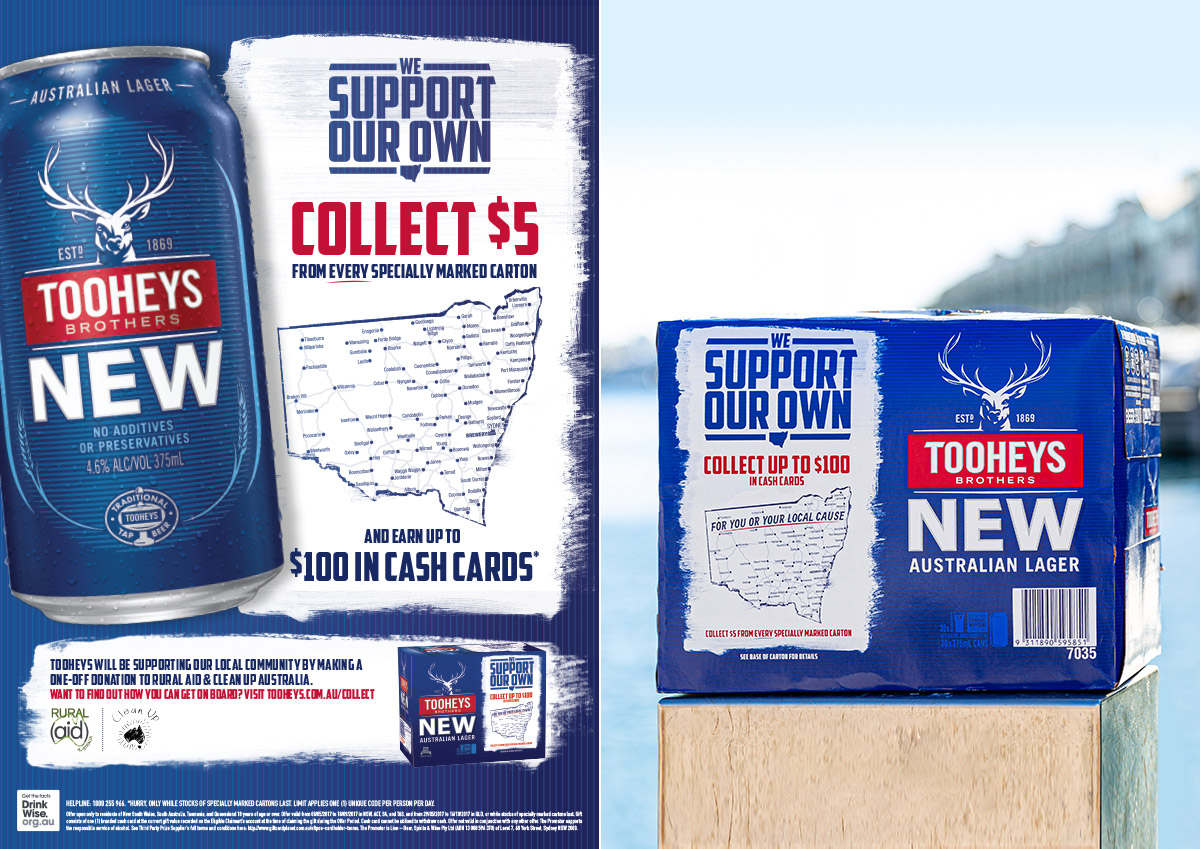 Classic On-Pack 'We Support Our Own'