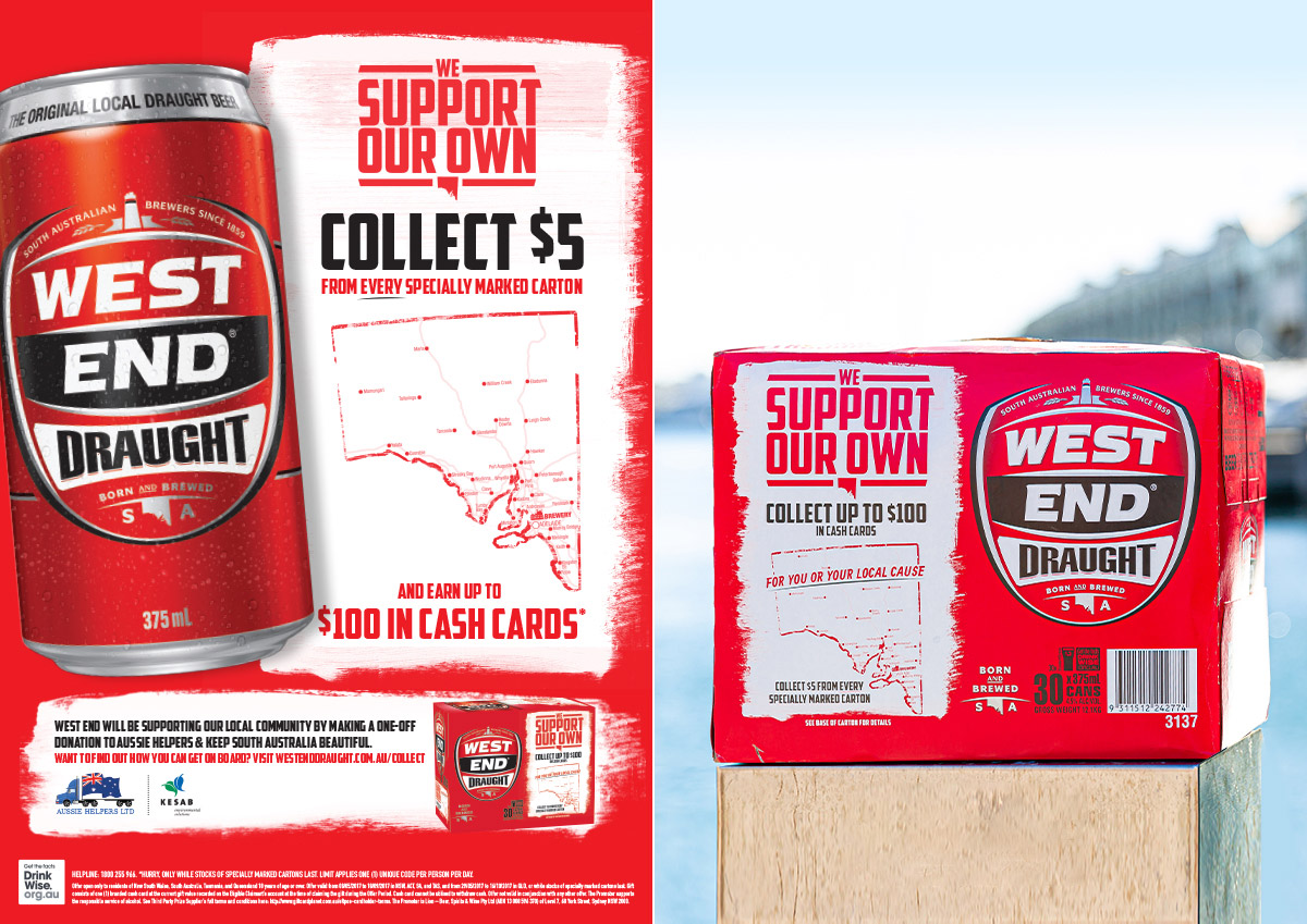 Classic On-Pack 'We Support Our Own'