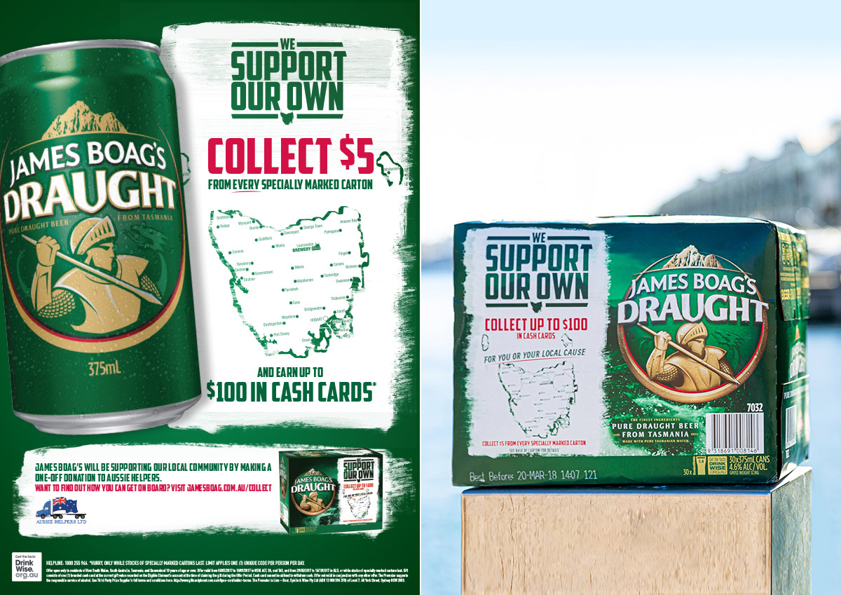 Classic On-Pack 'We Support Our Own'