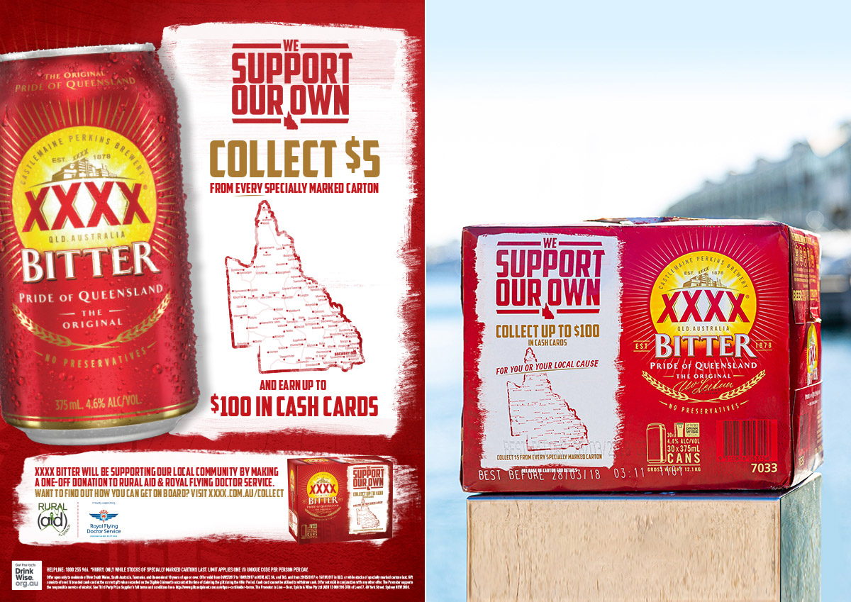 Classic On-Pack 'We Support Our Own'