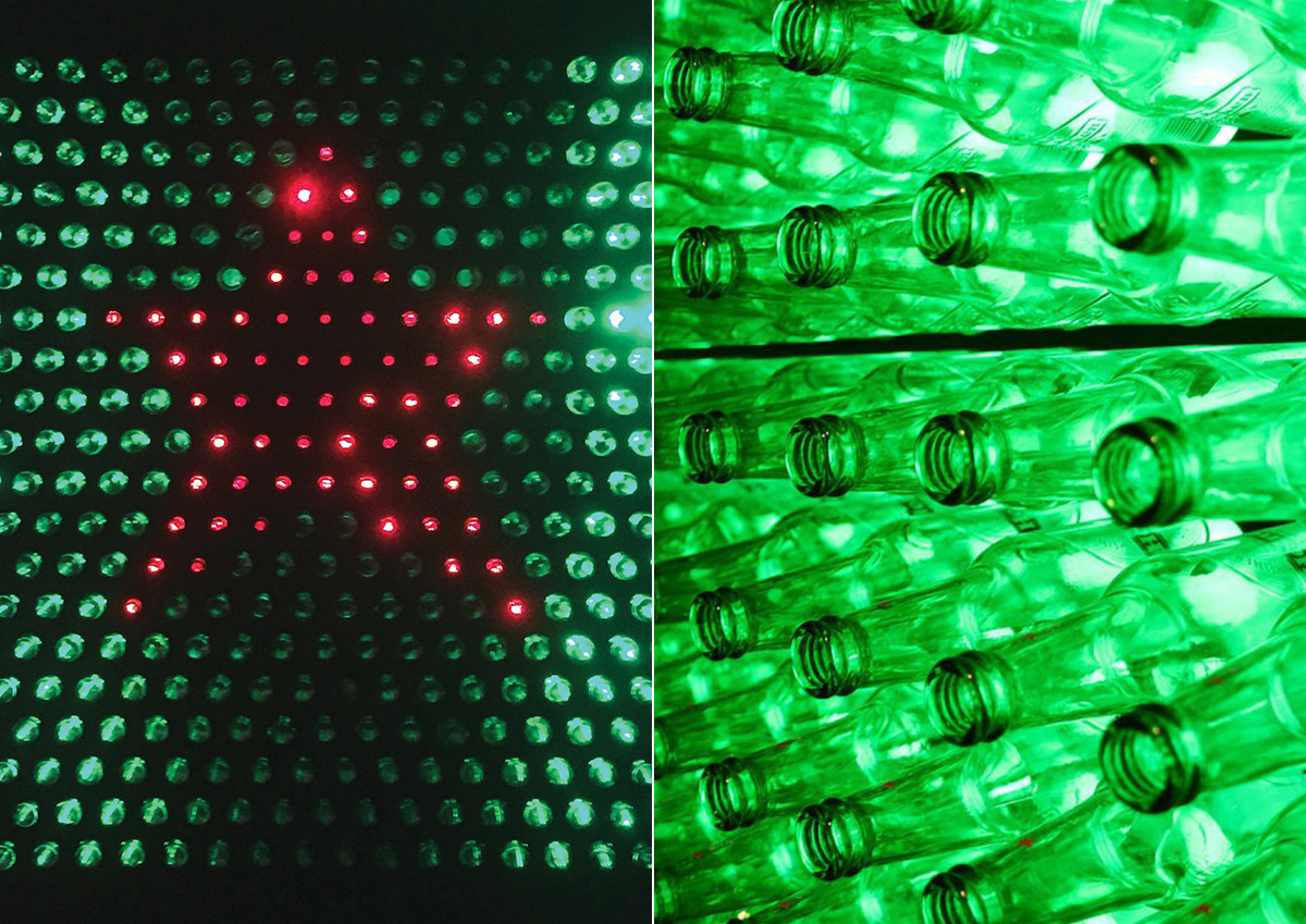 Heineken Bottle Wall