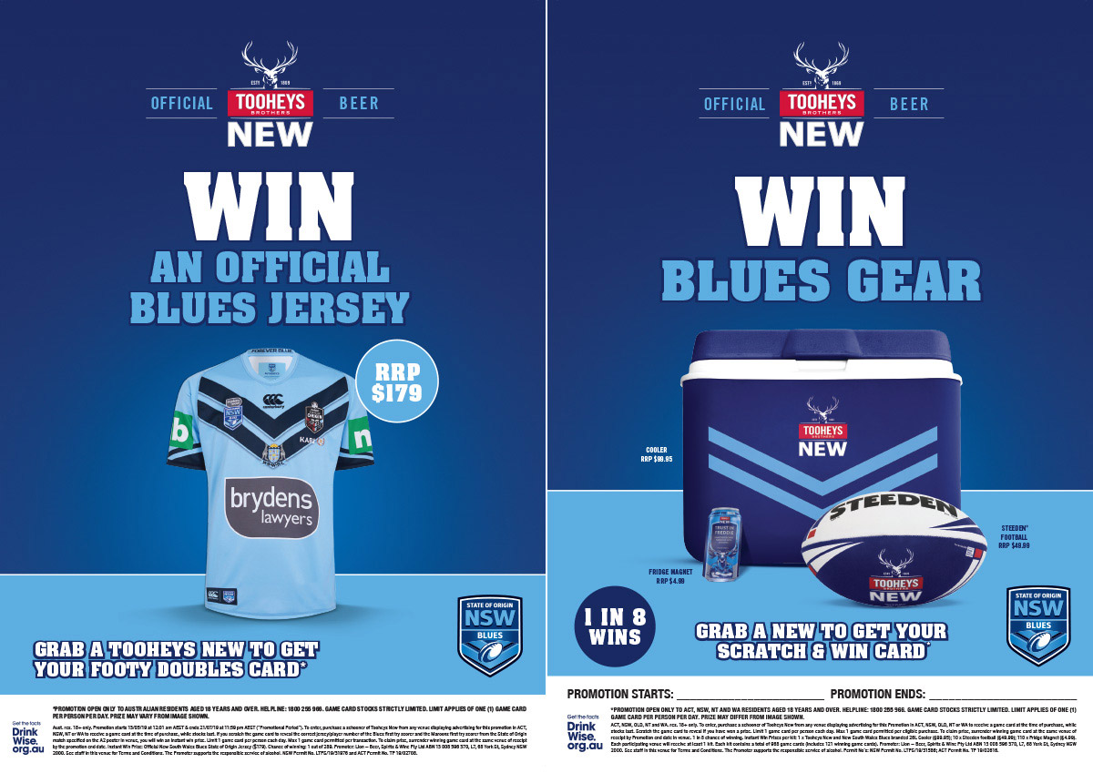 Tooheys State of Origin 2019